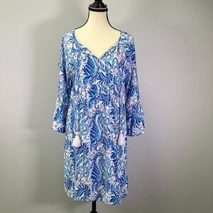 Lilly Pulitzer Azita Women's Size S Blue Tunic Dress